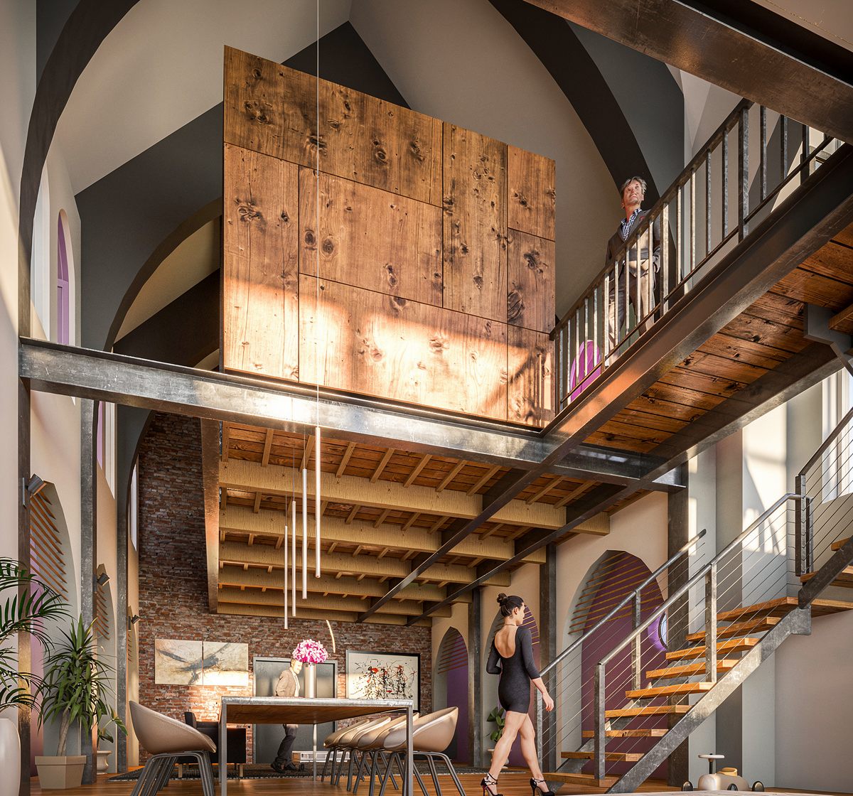 Aménagement d'une chapelle désacralisée à La Louvière